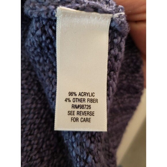 Sonoma Full Zip Sweater Women’s Size PL - Picture 5 of 6